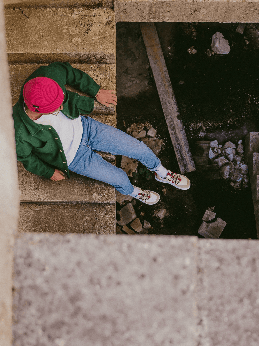 Barefoot Sneakers Barebarics Revive - Beige & White - Barefoot Shoe Store