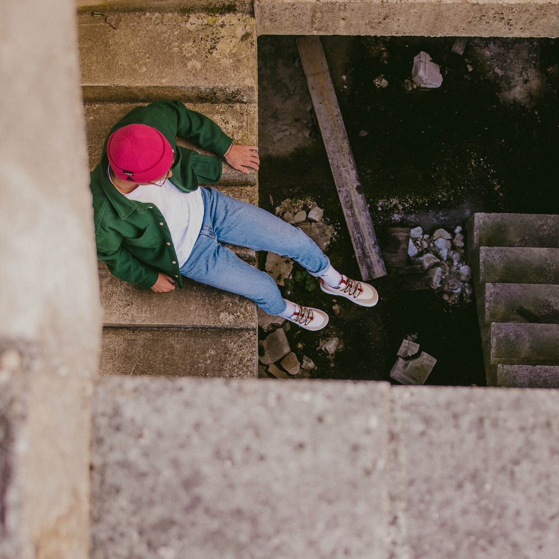 Barefoot Sneakers Barebarics Revive - Beige & White - Barefoot Shoe Store