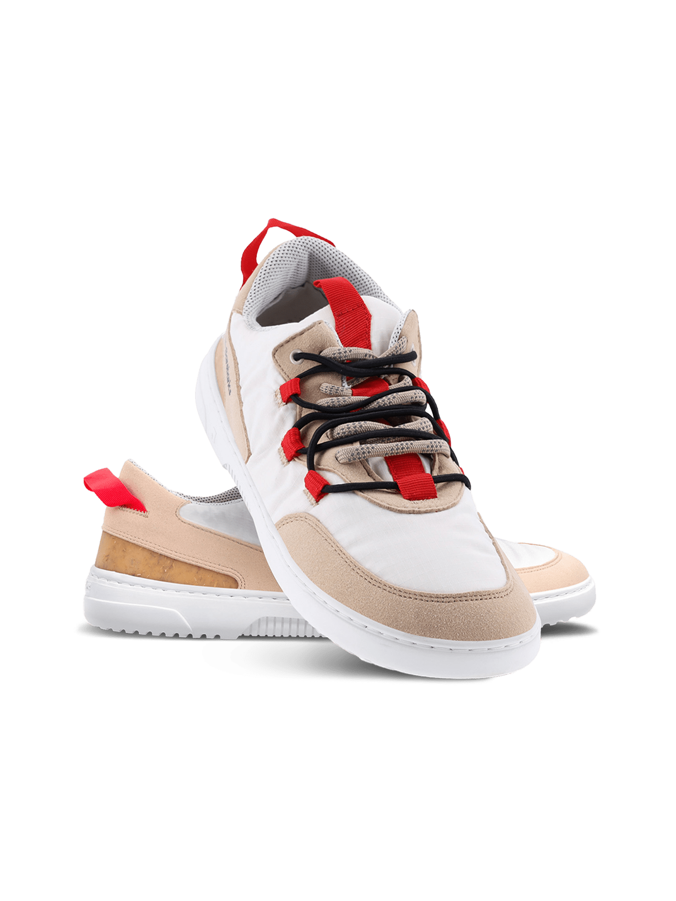 Barefoot Sneakers Barebarics Revive - Beige & White - Barefoot Shoe Store