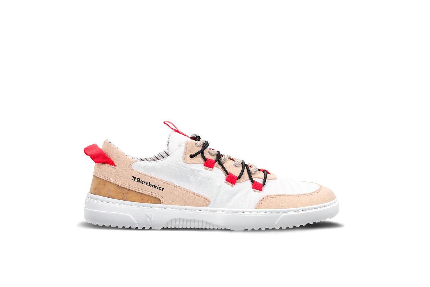 Barefoot Sneakers Barebarics Revive - Beige & White - Barefoot Shoe Store