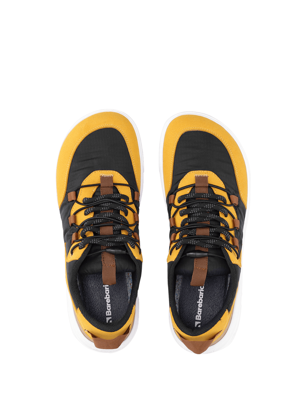 Barefoot Sneakers Barebarics Revive - Golden Yellow & Black - Barefoot Shoe Store