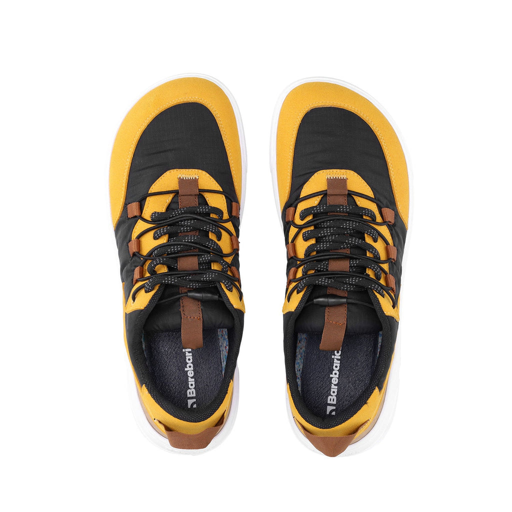 Barefoot Sneakers Barebarics Revive - Golden Yellow & Black - Barefoot Shoe Store