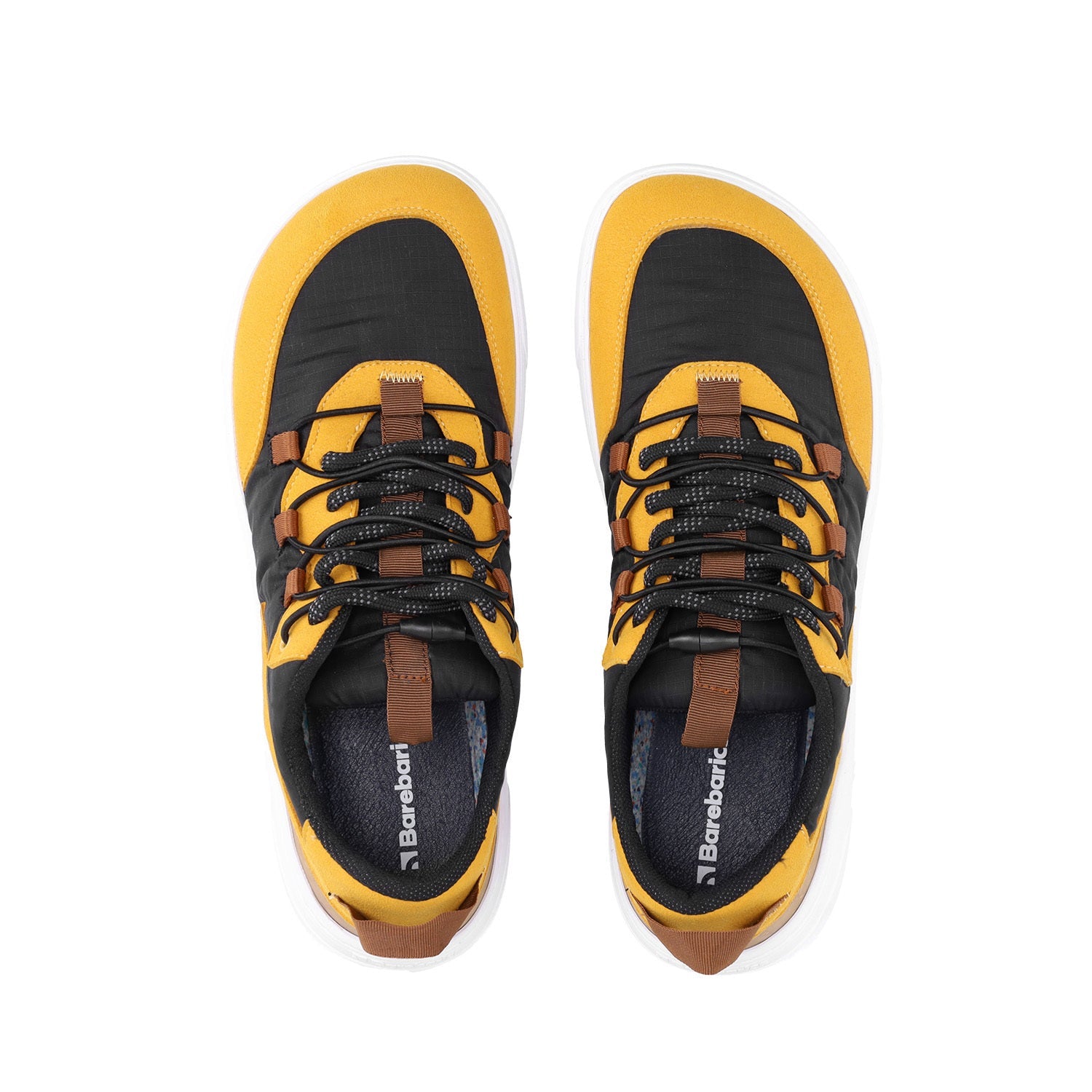 Barefoot Sneakers Barebarics Revive - Golden Yellow & Black - Barefoot Shoe Store