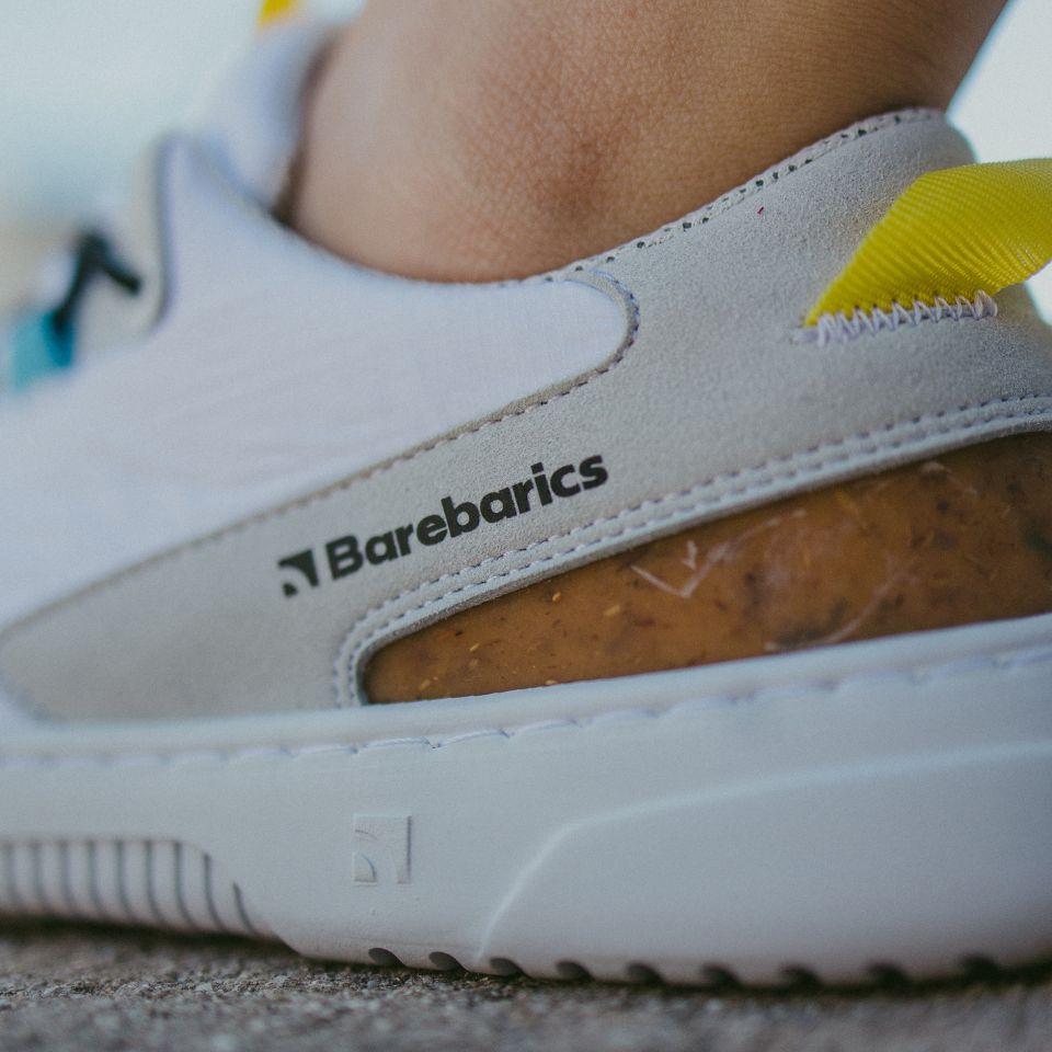Barefoot Sneakers Barebarics Revive - White & Grey - Barefoot Shoe Store