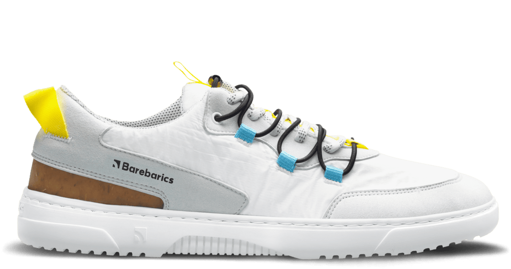 Barefoot Sneakers Barebarics Revive - White & Grey - Barefoot Shoe Store