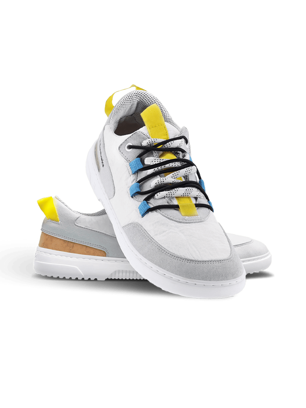 Barefoot Sneakers Barebarics Revive - White & Grey - Barefoot Shoe Store