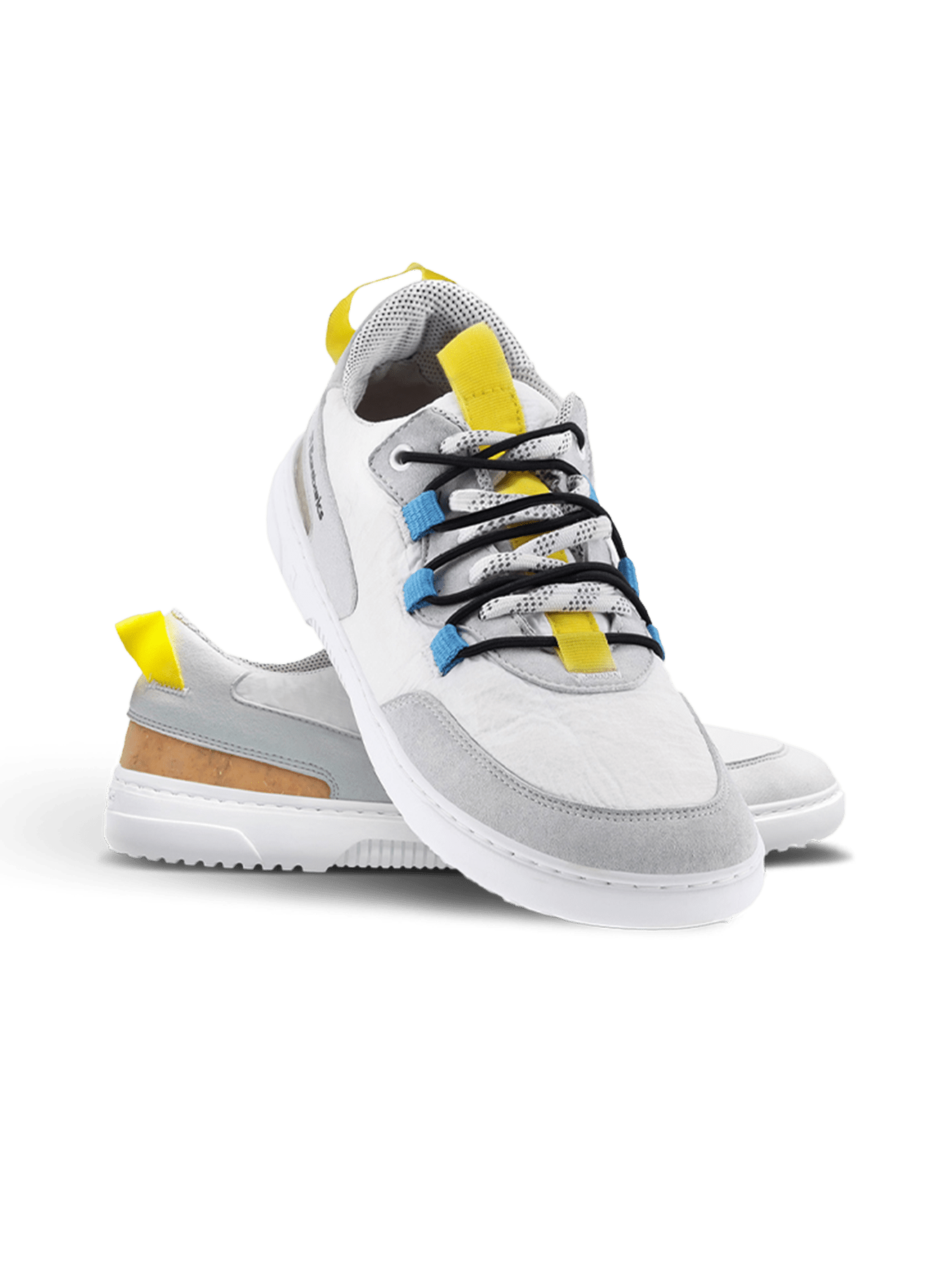 Barefoot Sneakers Barebarics Revive - White & Grey - Barefoot Shoe Store