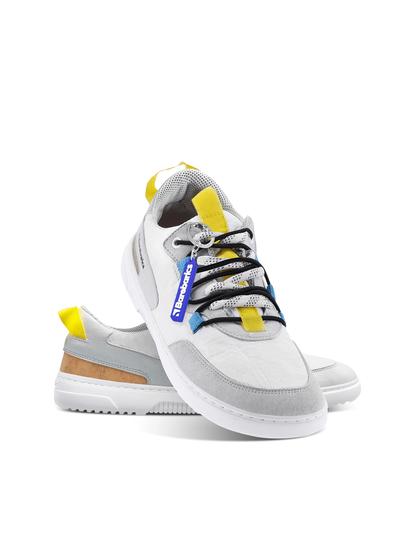 Barefoot Sneakers Barebarics Revive - White & Grey - Barefoot Shoe Store