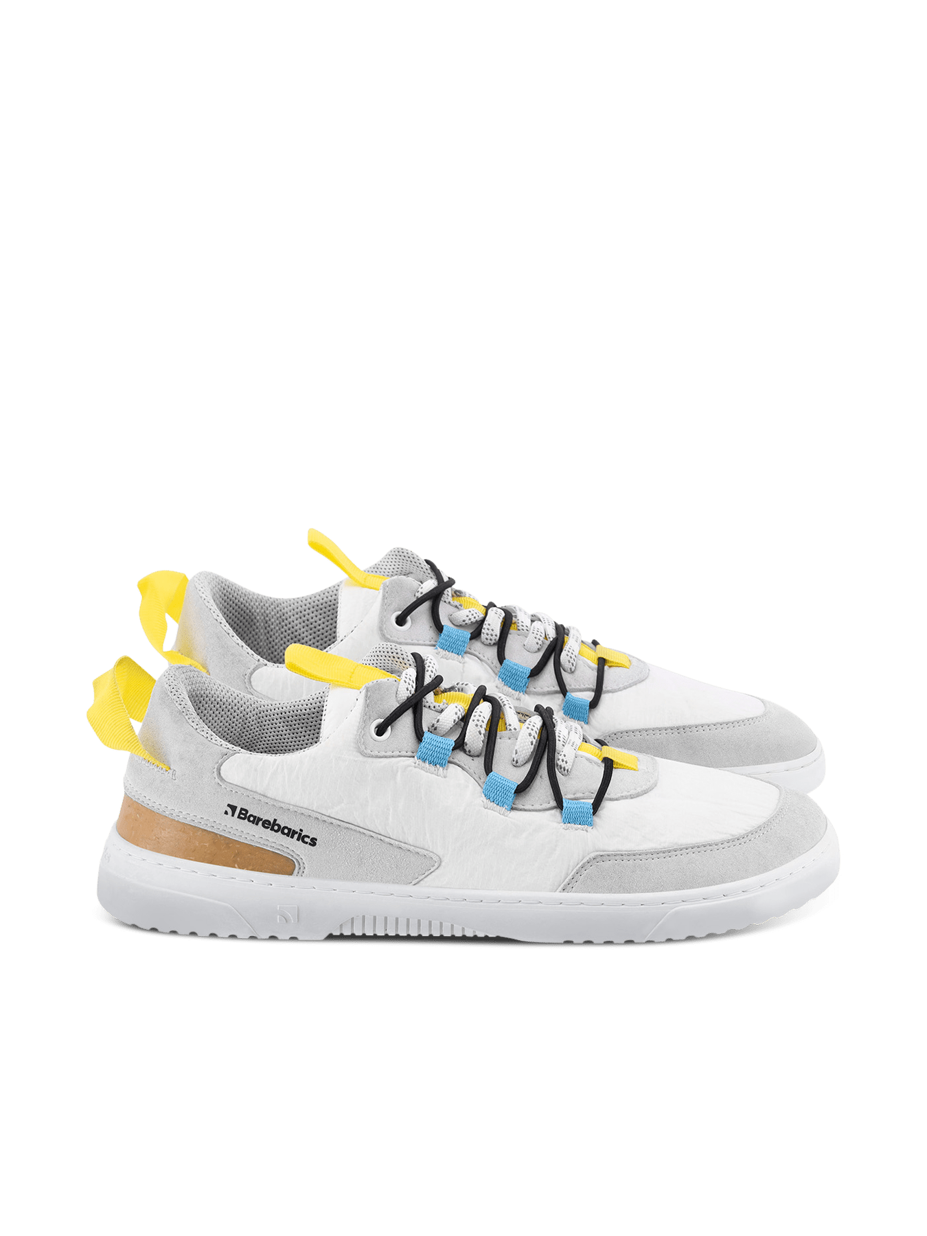 Barefoot Sneakers Barebarics Revive - White & Grey - Barefoot Shoe Store