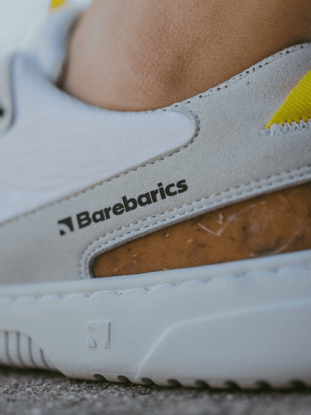 Barefoot Sneakers Barebarics Revive - White & Grey - Barefoot Shoe Store