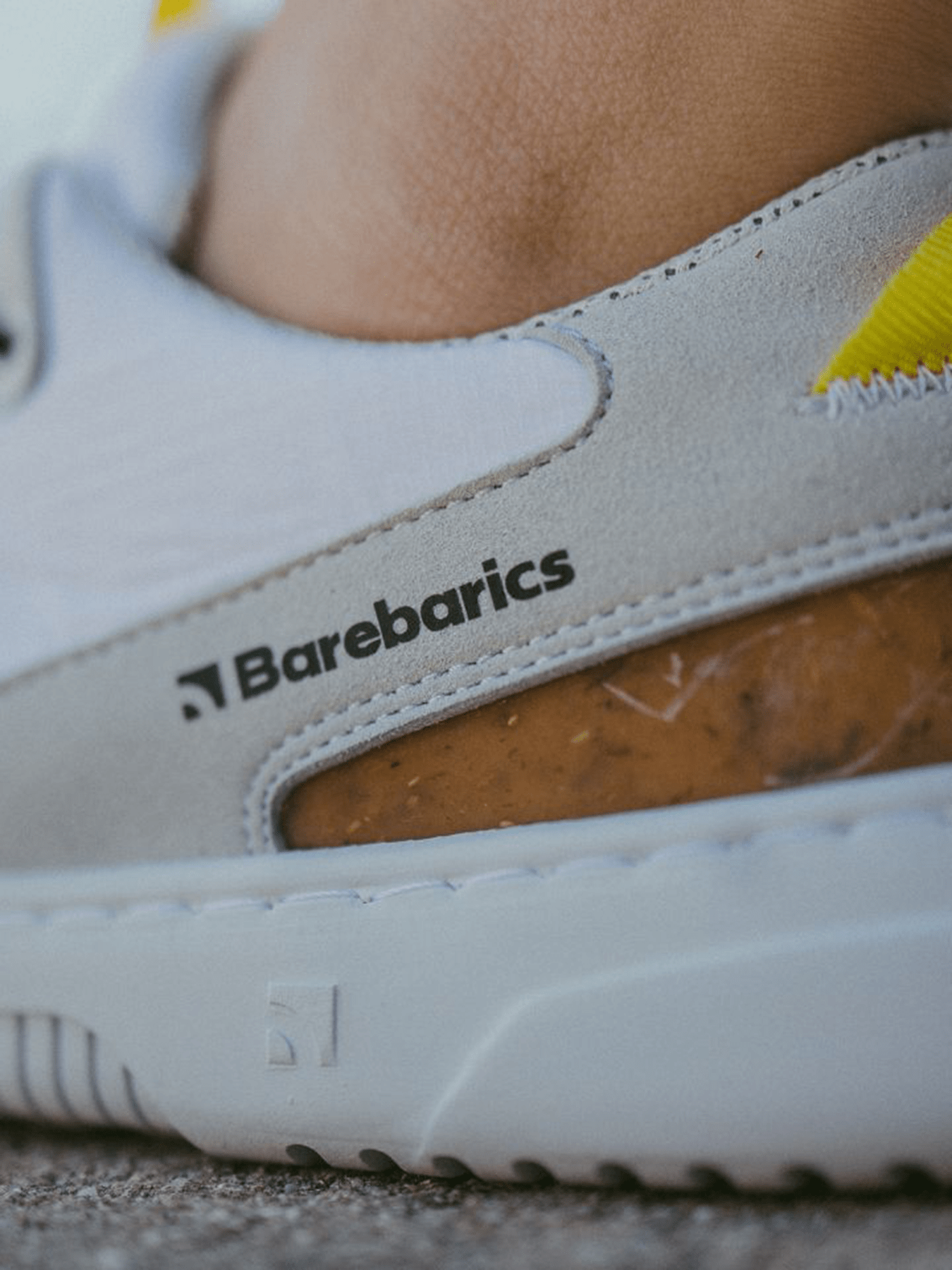 Barefoot Sneakers Barebarics Revive - White & Grey - Barefoot Shoe Store
