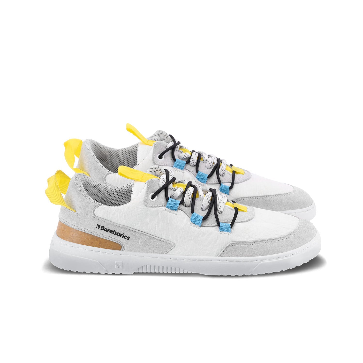 Barefoot Sneakers Barebarics Revive - White & Grey - Barefoot Shoe Store