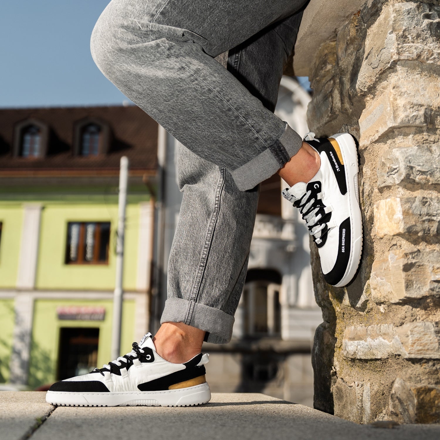 Barefoot Sneakers Barebarics Revive X Sea Shepherd - Orca - Barefoot Shoe Store