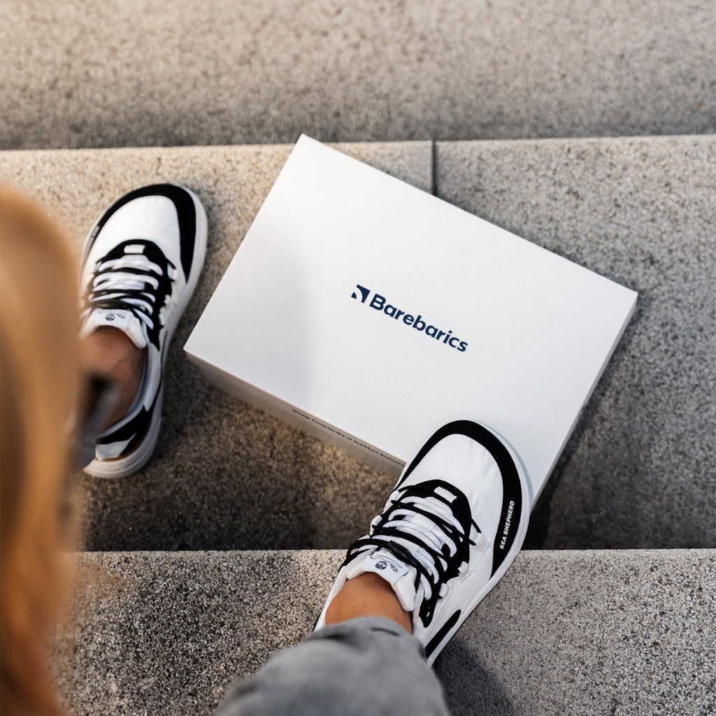 Barefoot Sneakers Barebarics Revive X Sea Shepherd - Orca - Barefoot Shoe Store