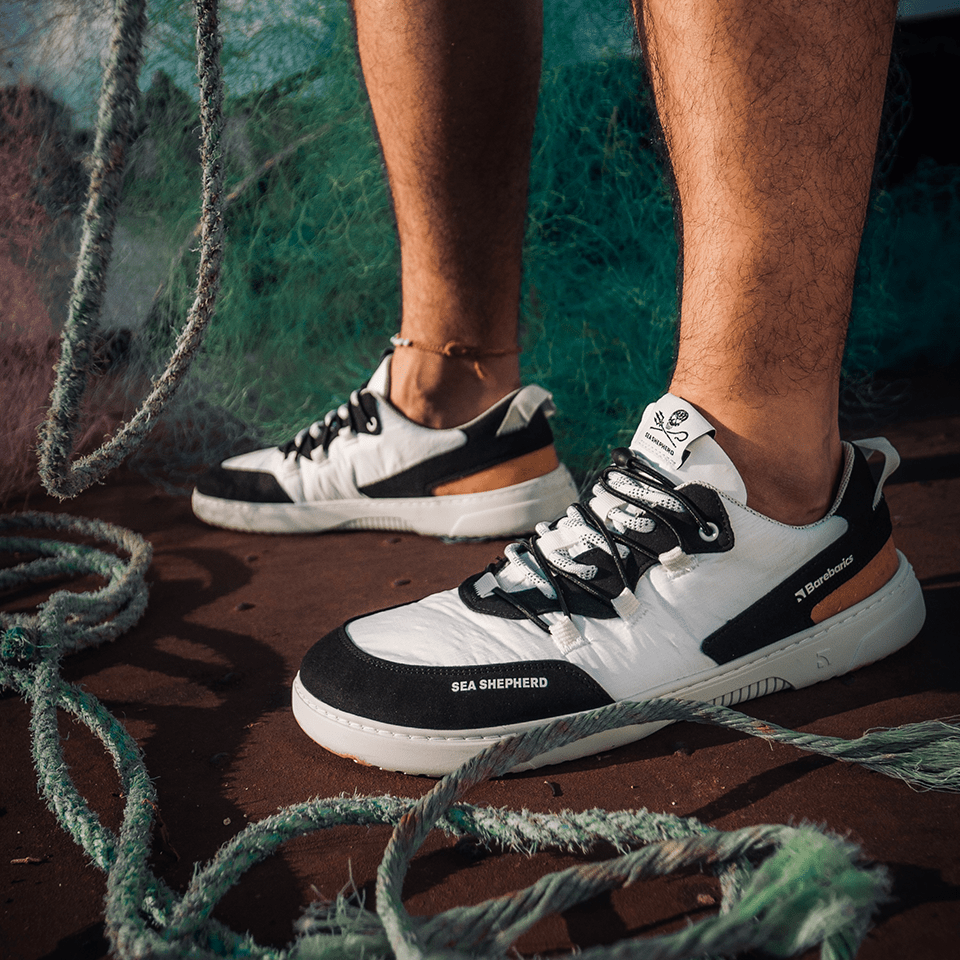 Barefoot Sneakers Barebarics Revive X Sea Shepherd - Orca - Barefoot Shoe Store