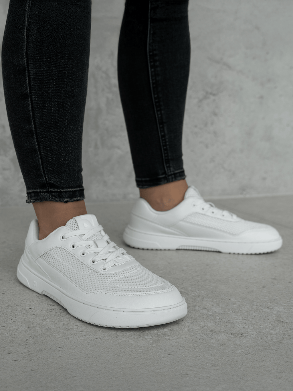 Barefoot Sneakers Barebarics Vaporo - All White - Barefoot Shoe Store