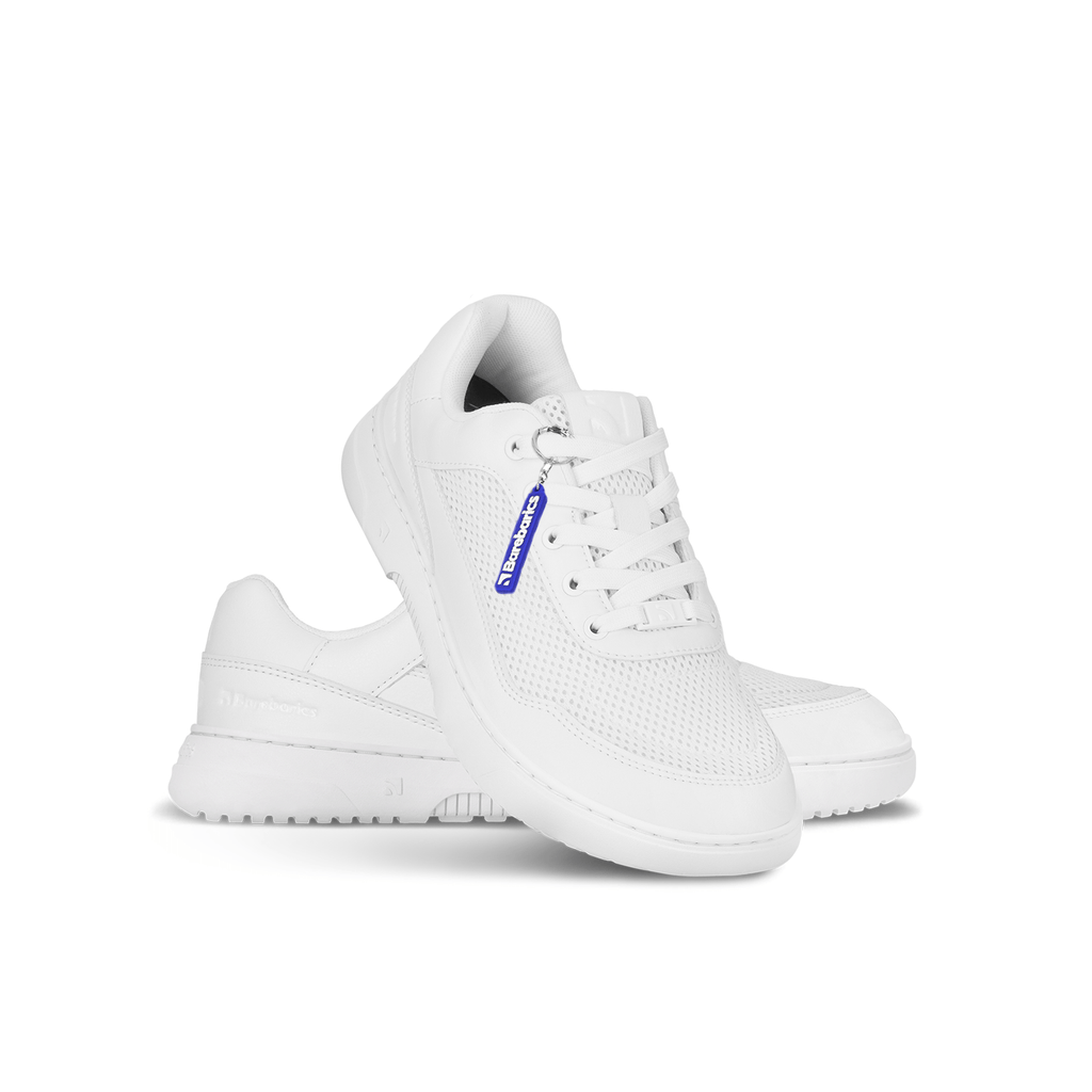Barefoot Sneakers Barebarics Vaporo - All White - Barefoot Shoe Store