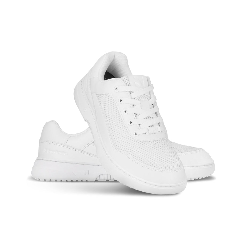 Barefoot Sneakers Barebarics Vaporo - All White - Barefoot Shoe Store