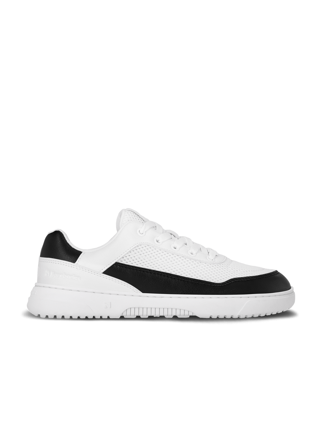 Barefoot Sneakers Barebarics Vaporo - White & Black - Barefoot Shoe Store
