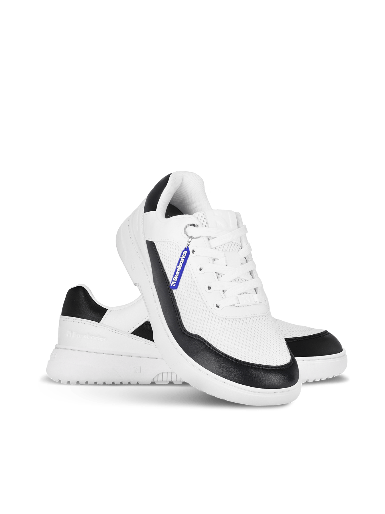 Barefoot Sneakers Barebarics Vaporo - White & Black - Barefoot Shoe Store