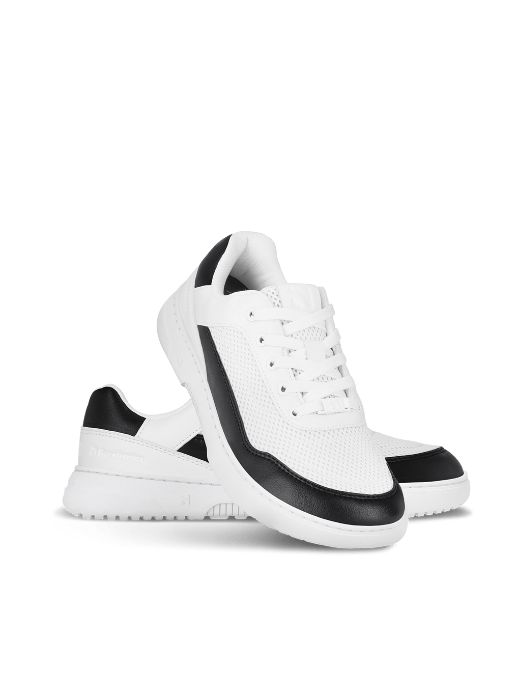 Barefoot Sneakers Barebarics Vaporo - White & Black - Barefoot Shoe Store