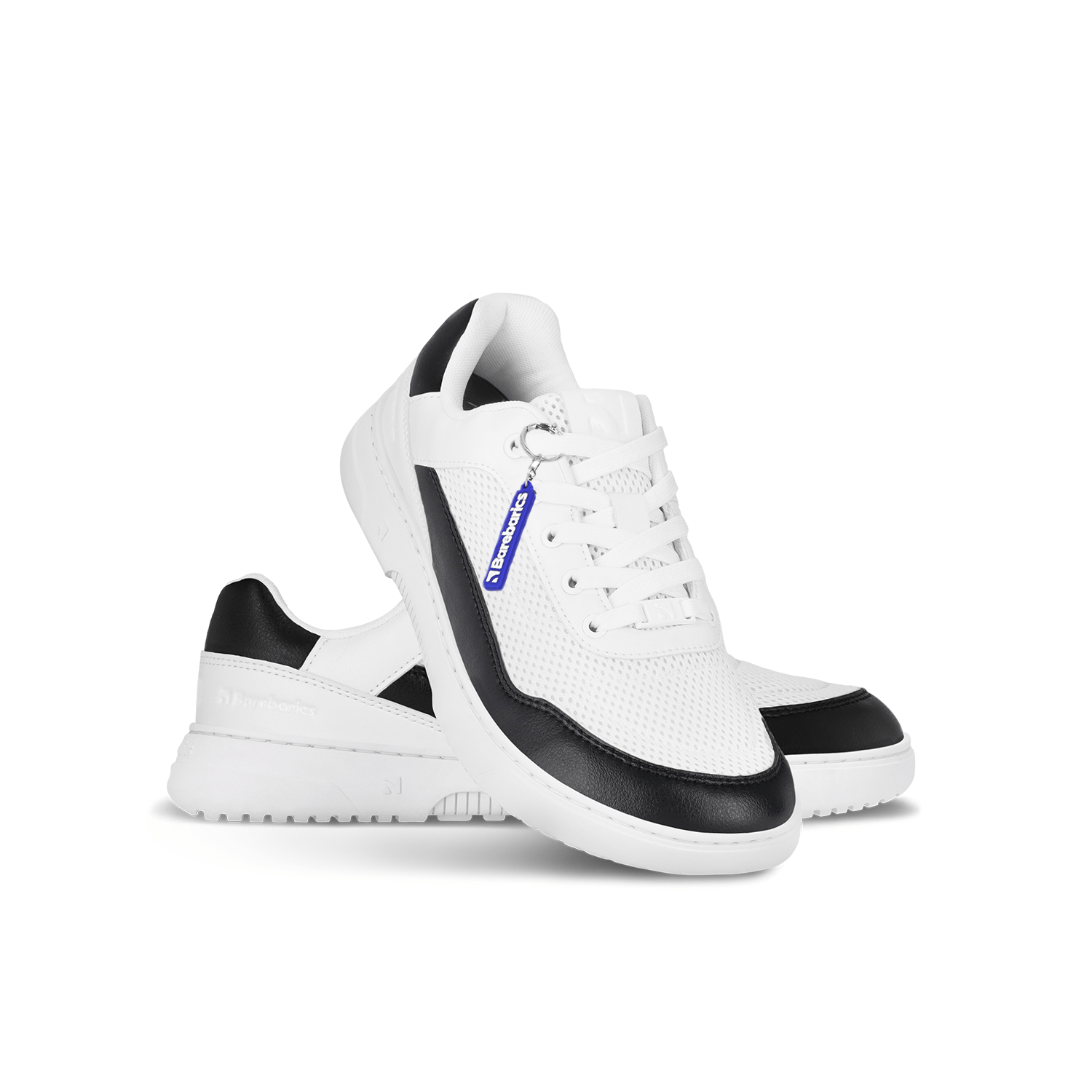 Barefoot Sneakers Barebarics Vaporo - White & Black - Barefoot Shoe Store