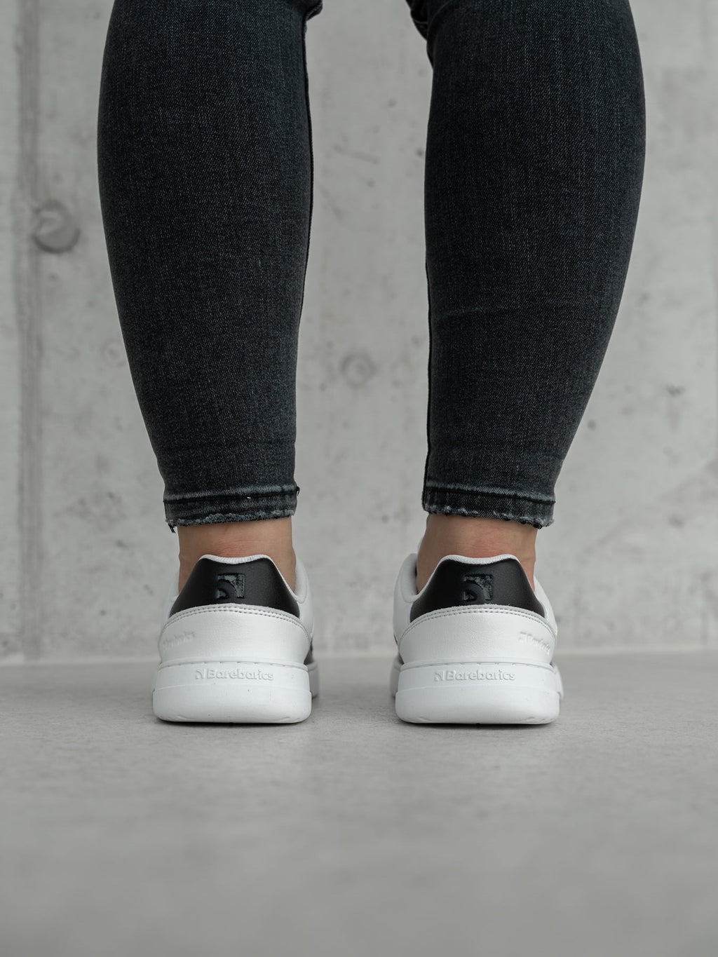 Barefoot Sneakers Barebarics Vaporo - White & Black - Barefoot Shoe Store