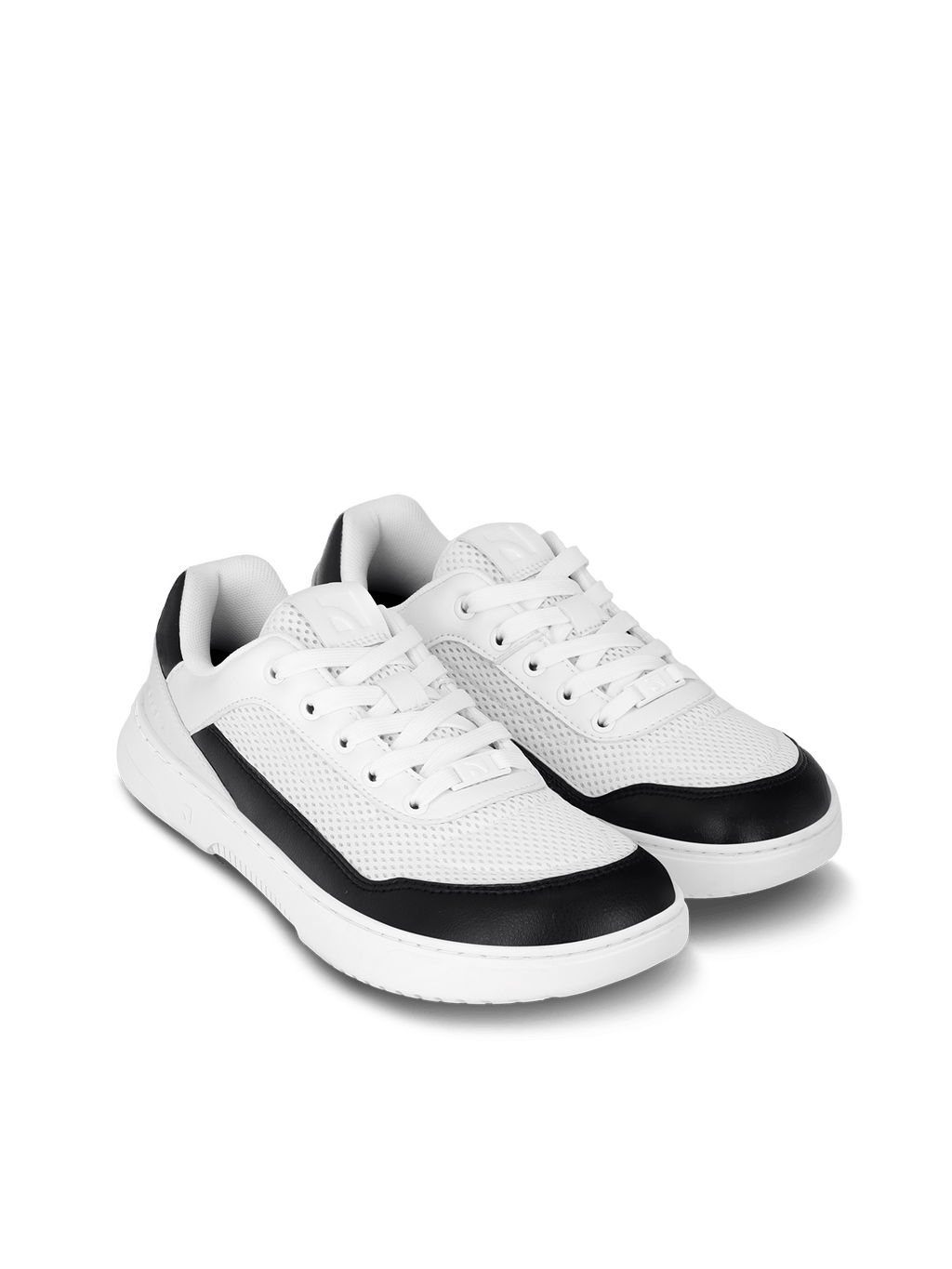 Barefoot Sneakers Barebarics Vaporo - White & Black - Barefoot Shoe Store