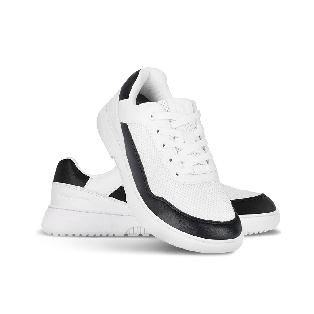 Barefoot Sneakers Barebarics Vaporo - White & Black - Barefoot Shoe Store