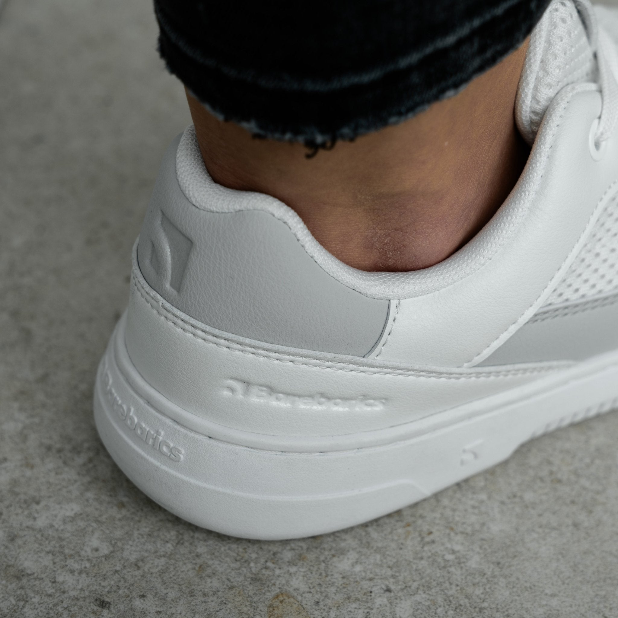 Barefoot Sneakers Barebarics Vaporo - White & Light Grey - Barefoot Shoe Store