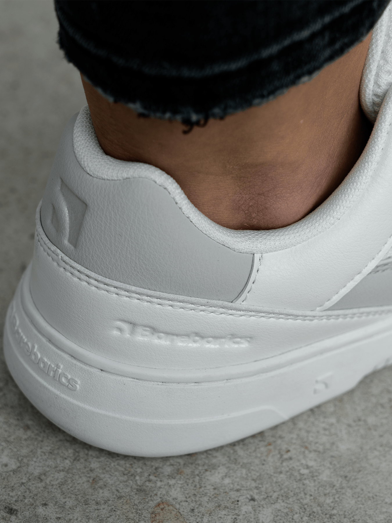 Barefoot Sneakers Barebarics Vaporo - White & Light Grey - Barefoot Shoe Store