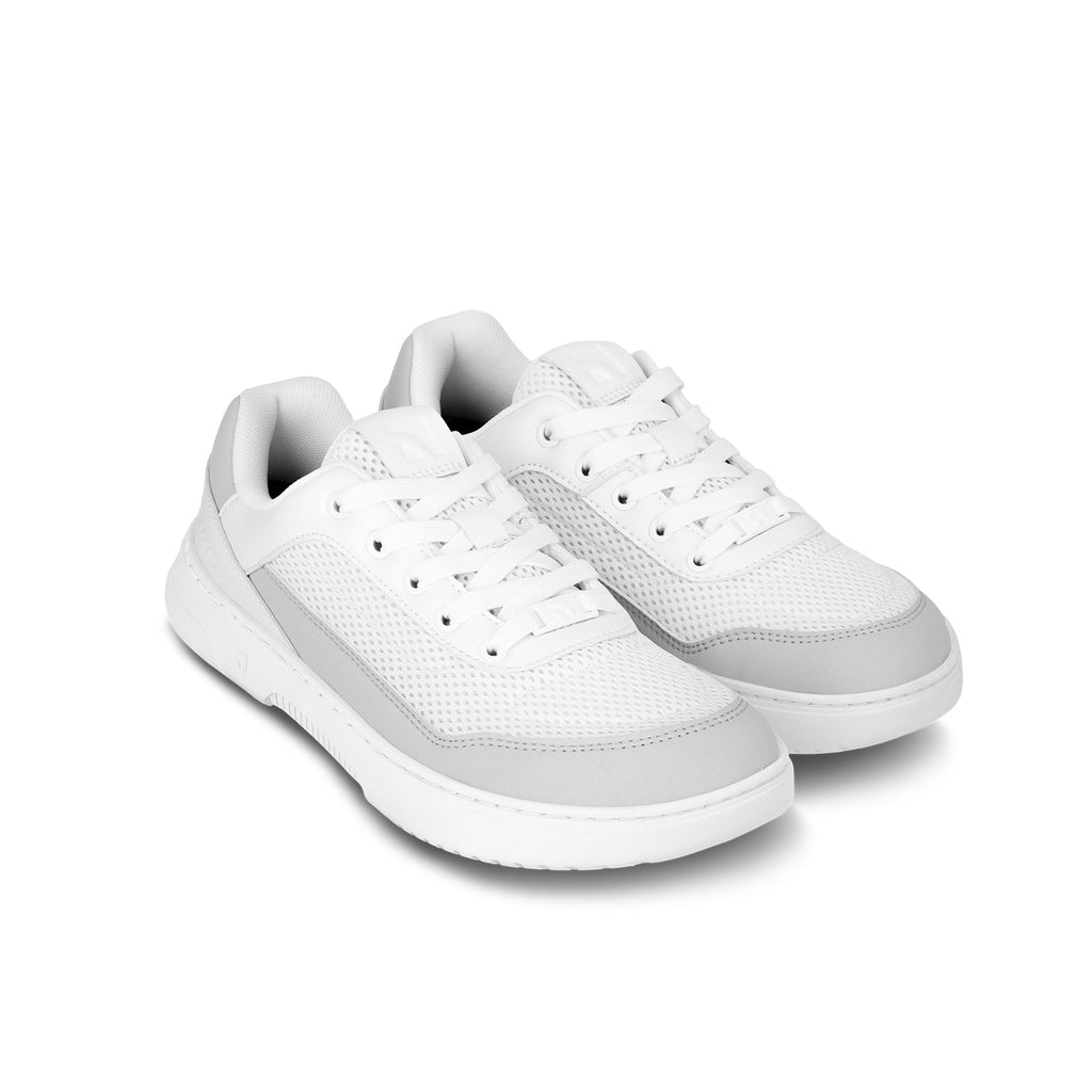 Barefoot Sneakers Barebarics Vaporo - White & Light Grey - Barefoot Shoe Store