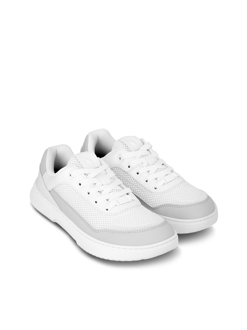 Barefoot Sneakers Barebarics Vaporo - White & Light Grey - Barefoot Shoe Store