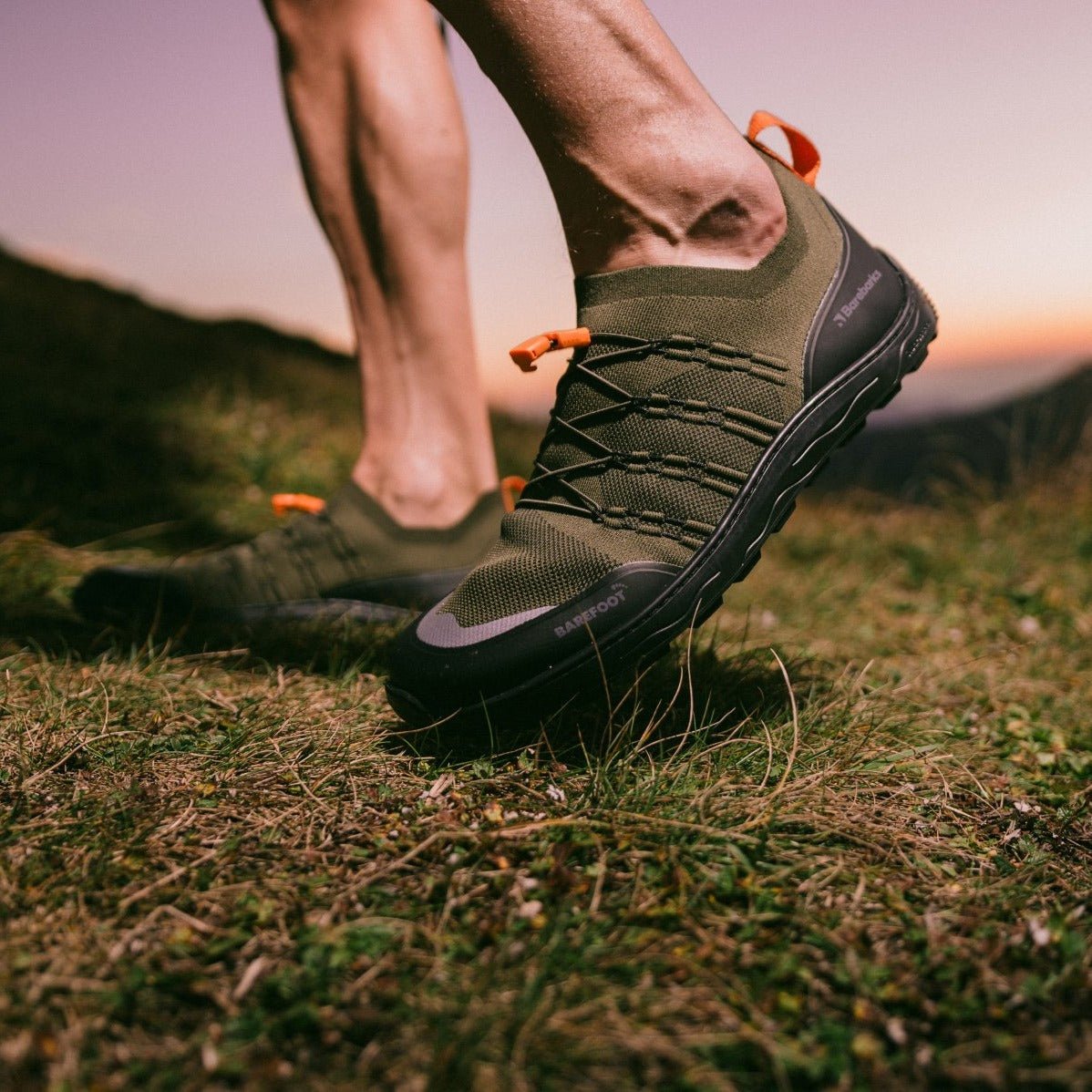 Barefoot Sneakers Barebarics Voyager - Army Green - Barefoot Shoe Store