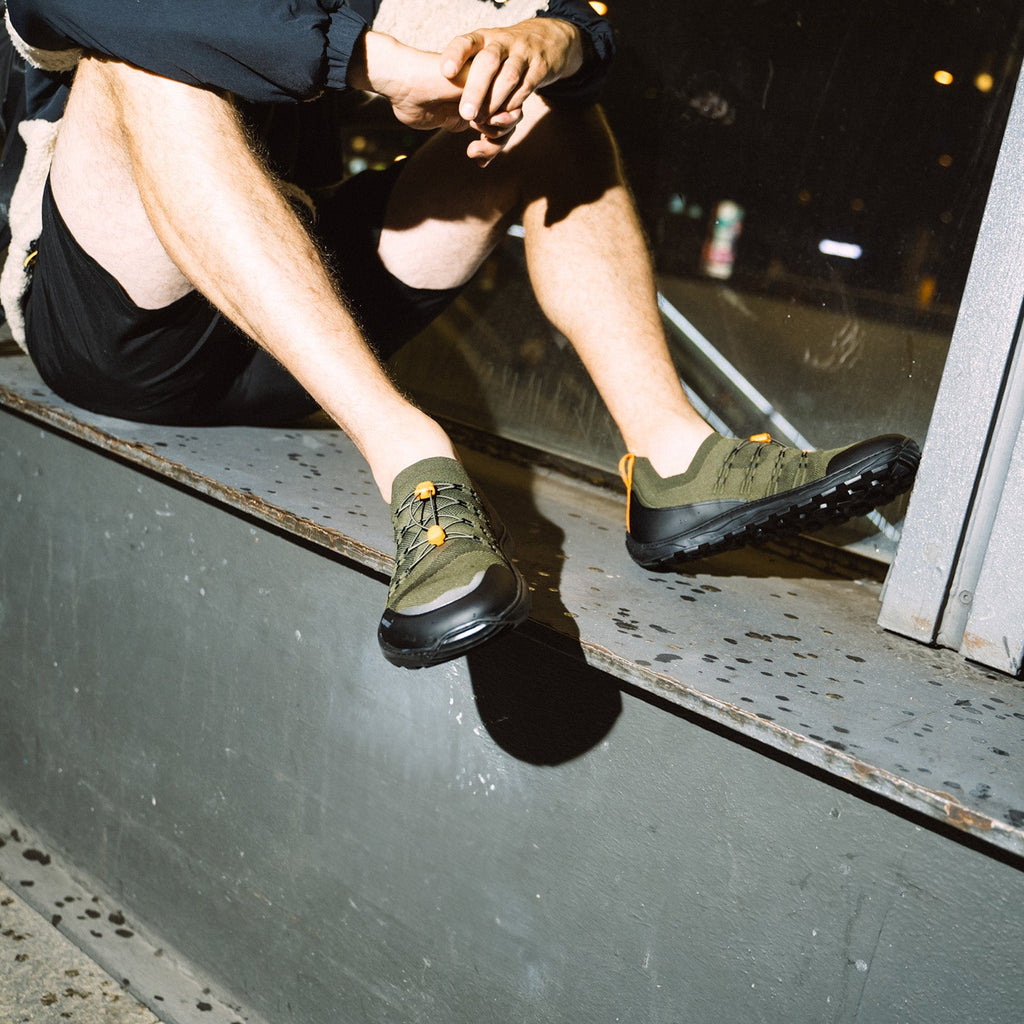 Barefoot Sneakers Barebarics Voyager - Army Green - Barefoot Shoe Store