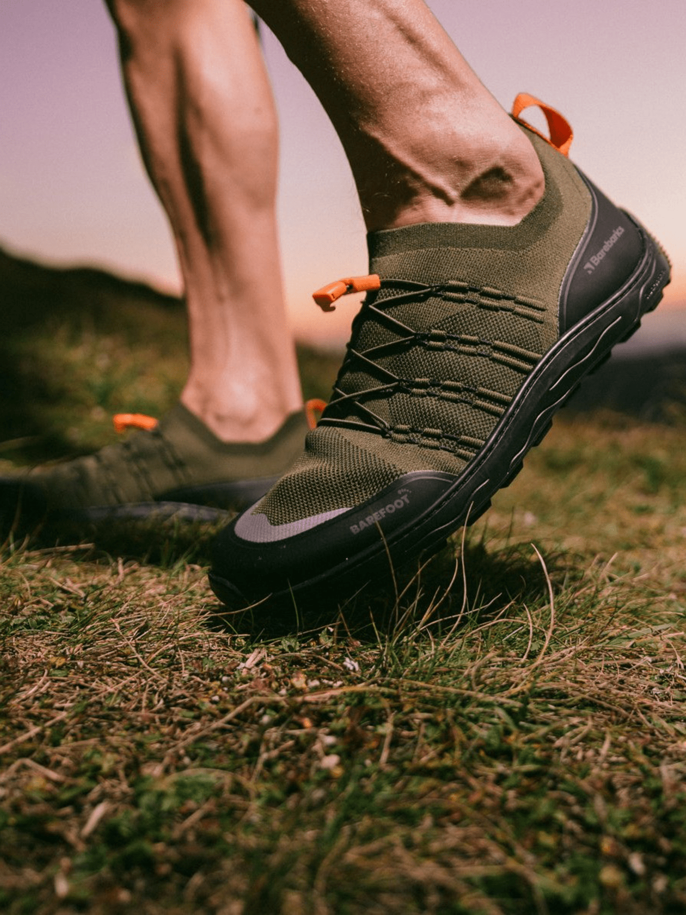 Barefoot Sneakers Barebarics Voyager - Army Green - Barefoot Shoe Store