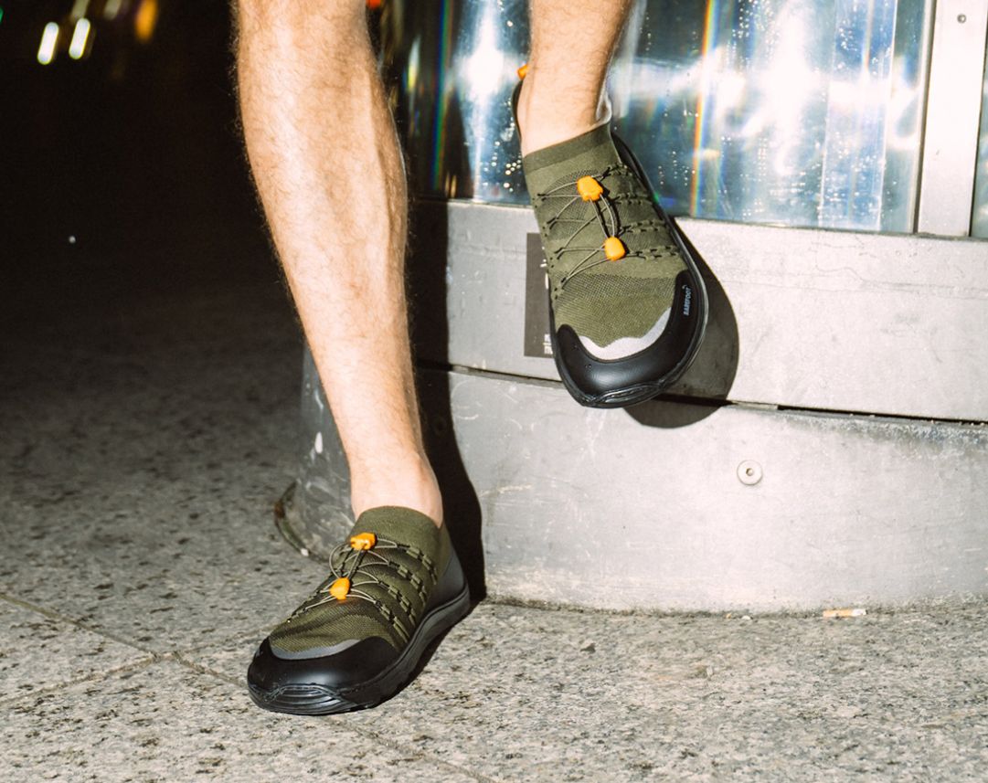 Barefoot Sneakers Barebarics Voyager - Army Green - Barefoot Shoe Store