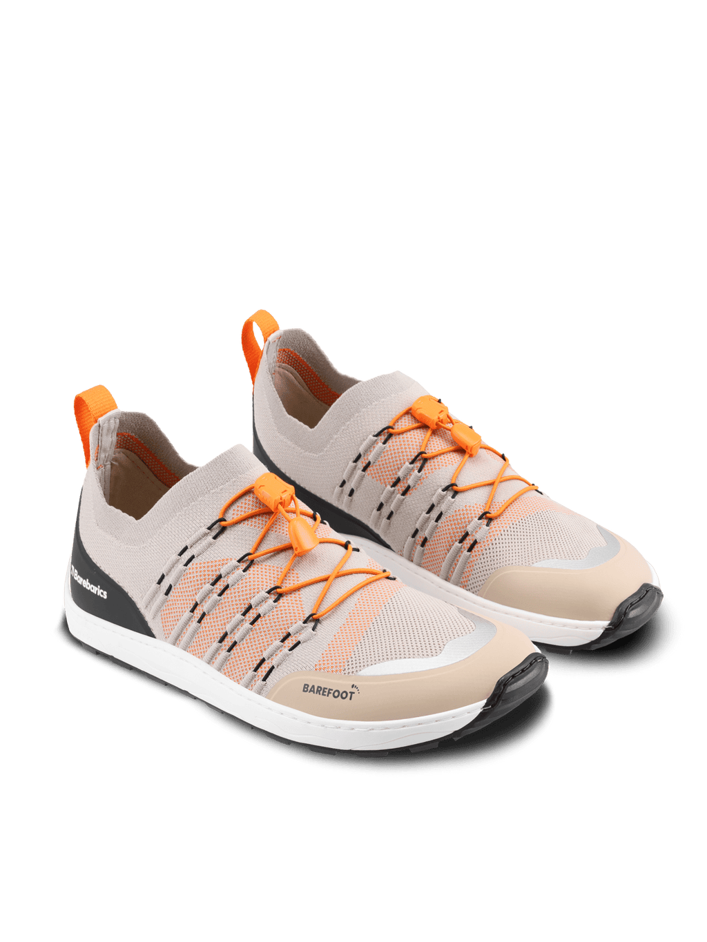 Barefoot Sneakers Barebarics Voyager - Beige & White - Barefoot Shoe Store