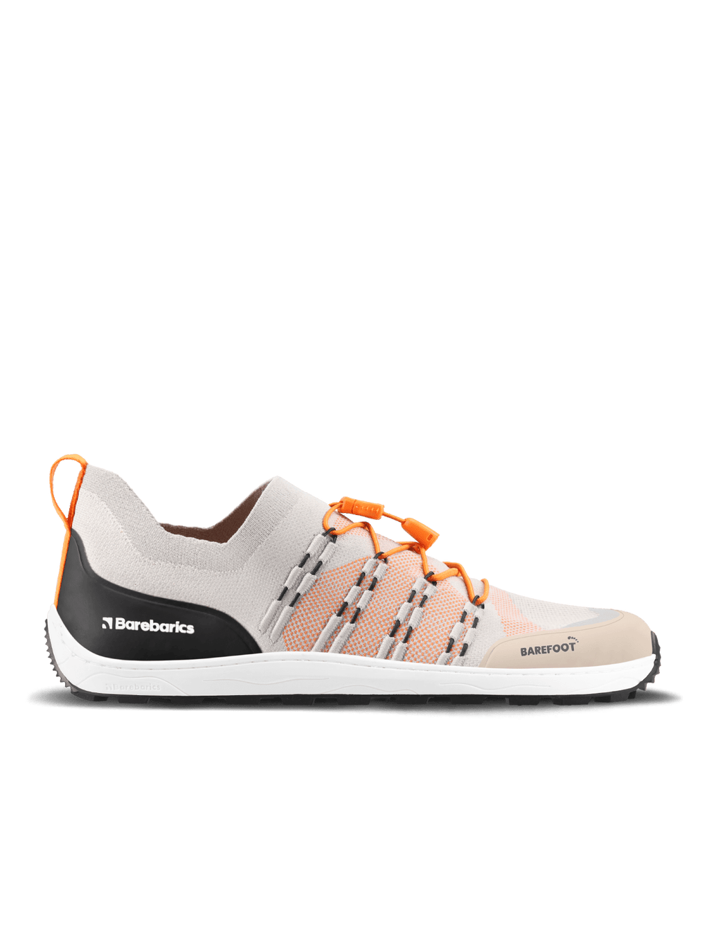 Barefoot Sneakers Barebarics Voyager - Beige & White - Barefoot Shoe Store