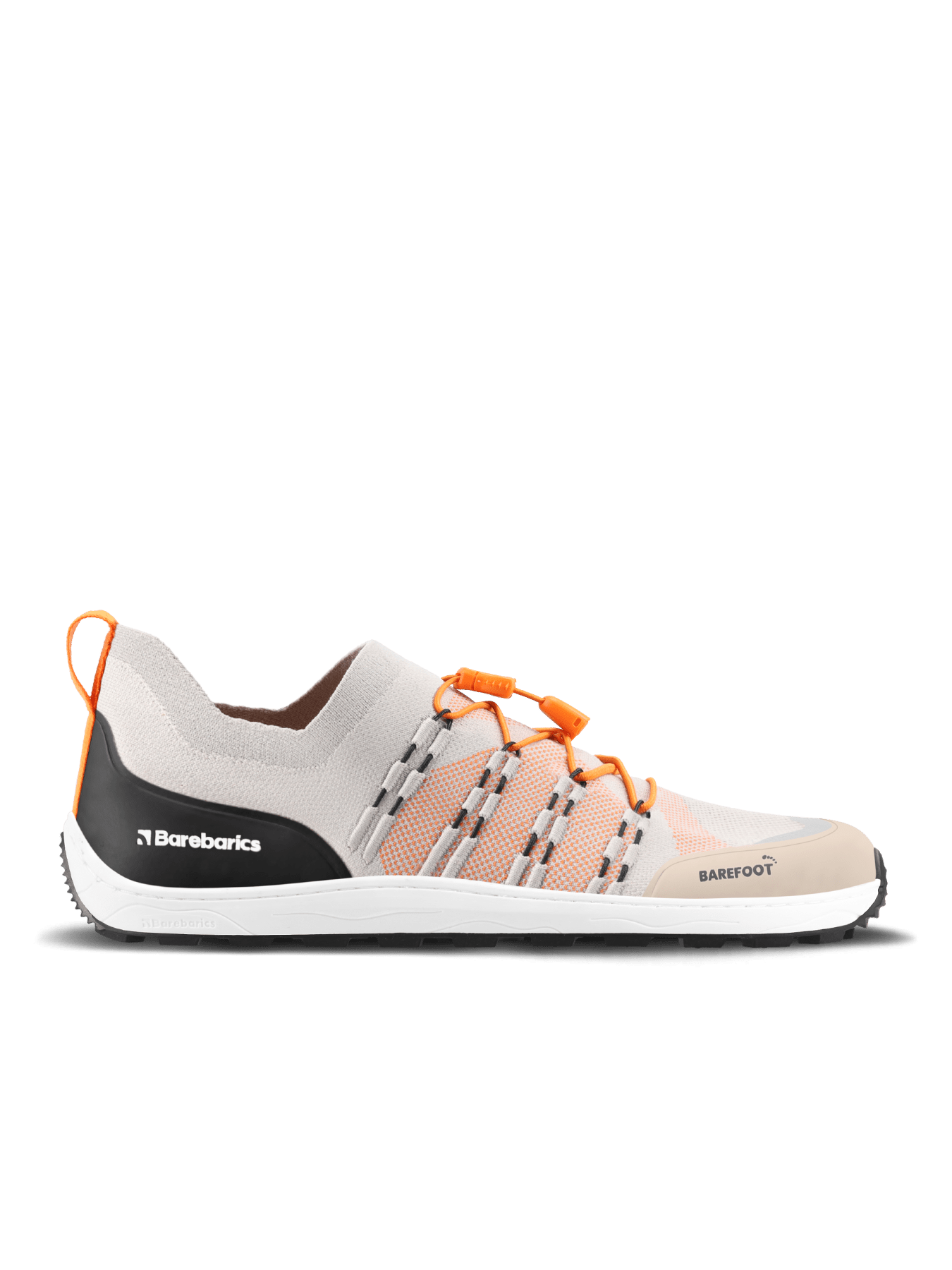 Barefoot Sneakers Barebarics Voyager - Beige & White - Barefoot Shoe Store