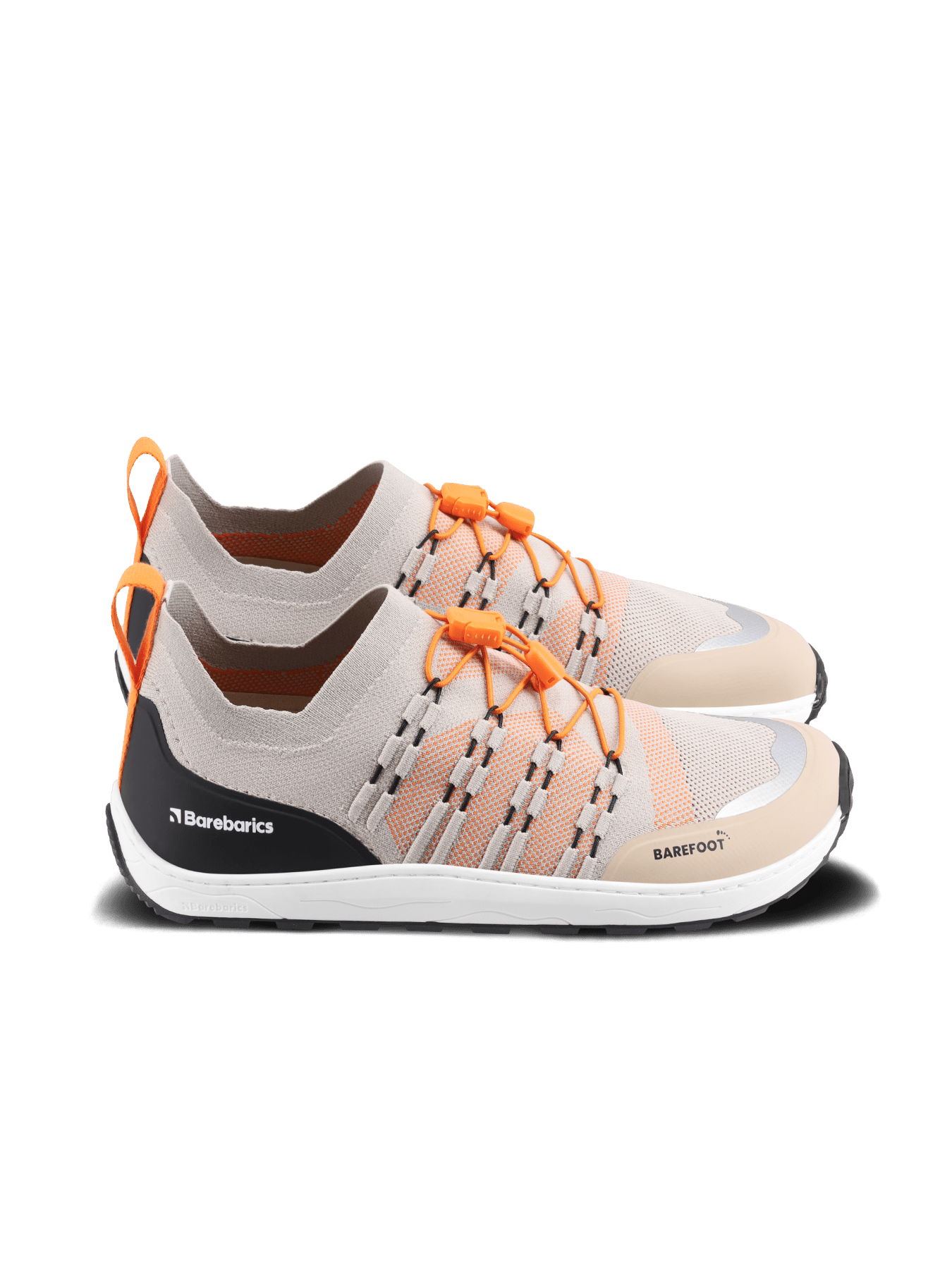 Barefoot Sneakers Barebarics Voyager - Beige & White - Barefoot Shoe Store
