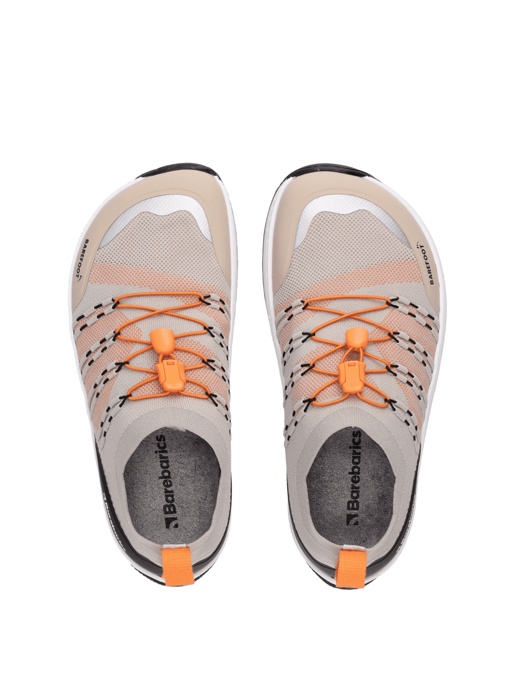 Barefoot Sneakers Barebarics Voyager - Beige & White - Barefoot Shoe Store