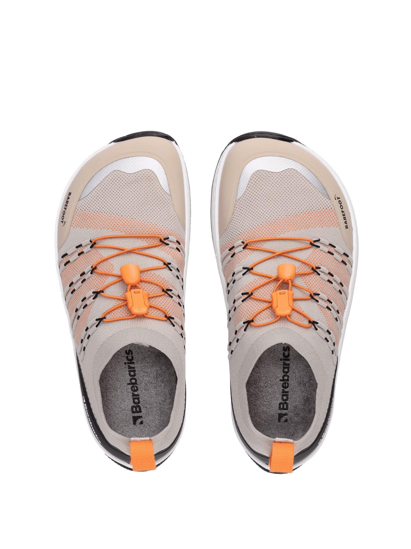 Barefoot Sneakers Barebarics Voyager - Beige & White - Barefoot Shoe Store