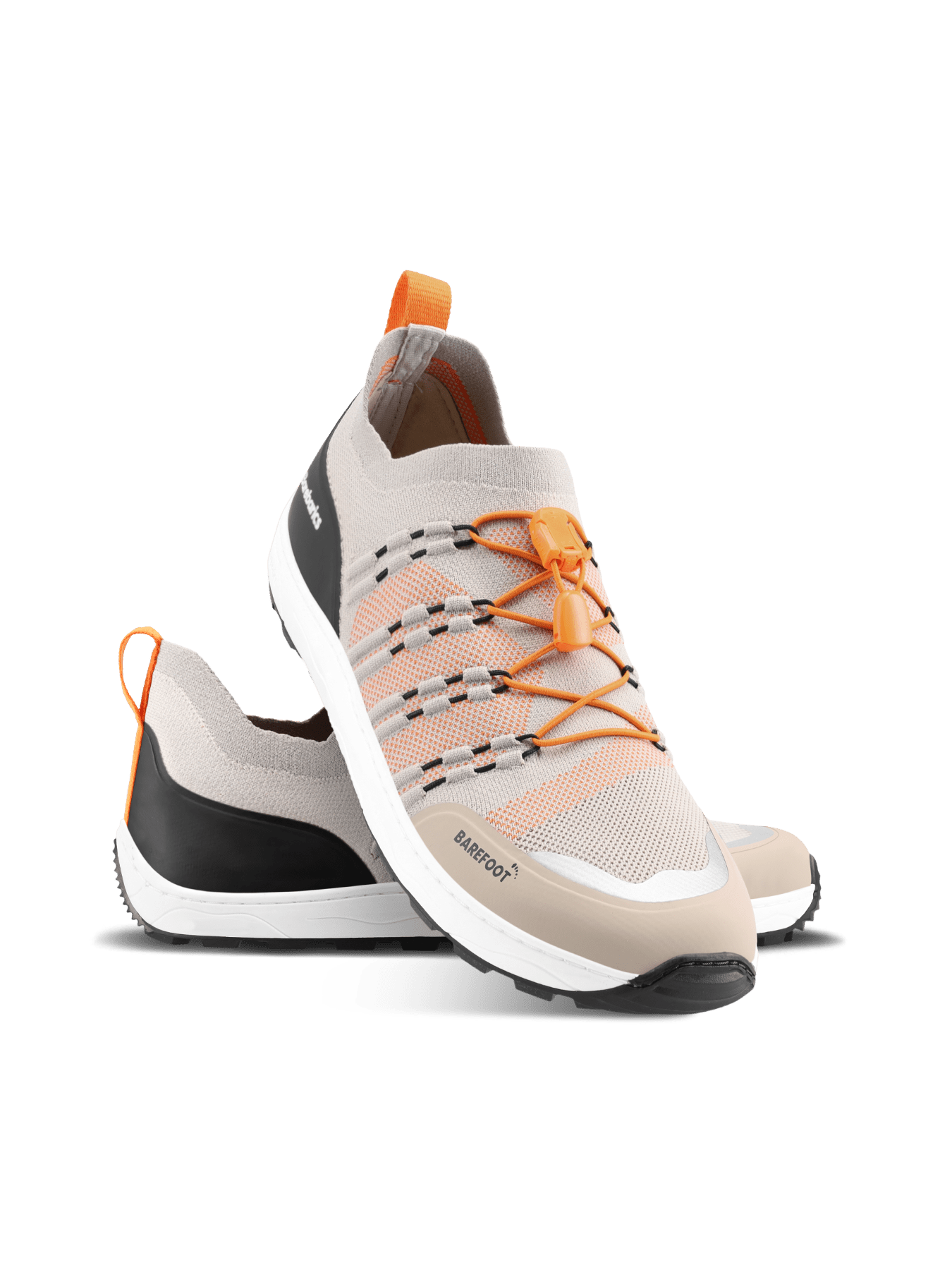 Barefoot Sneakers Barebarics Voyager - Beige & White - Barefoot Shoe Store