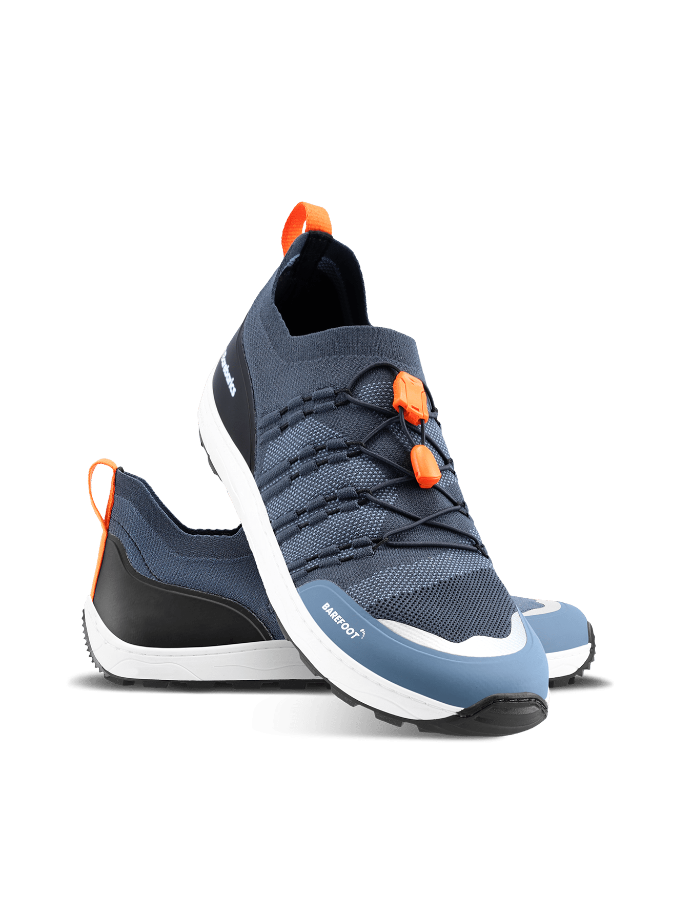 Barefoot Sneakers Barebarics Voyager - Dark Blue & White - Barefoot Shoe Store