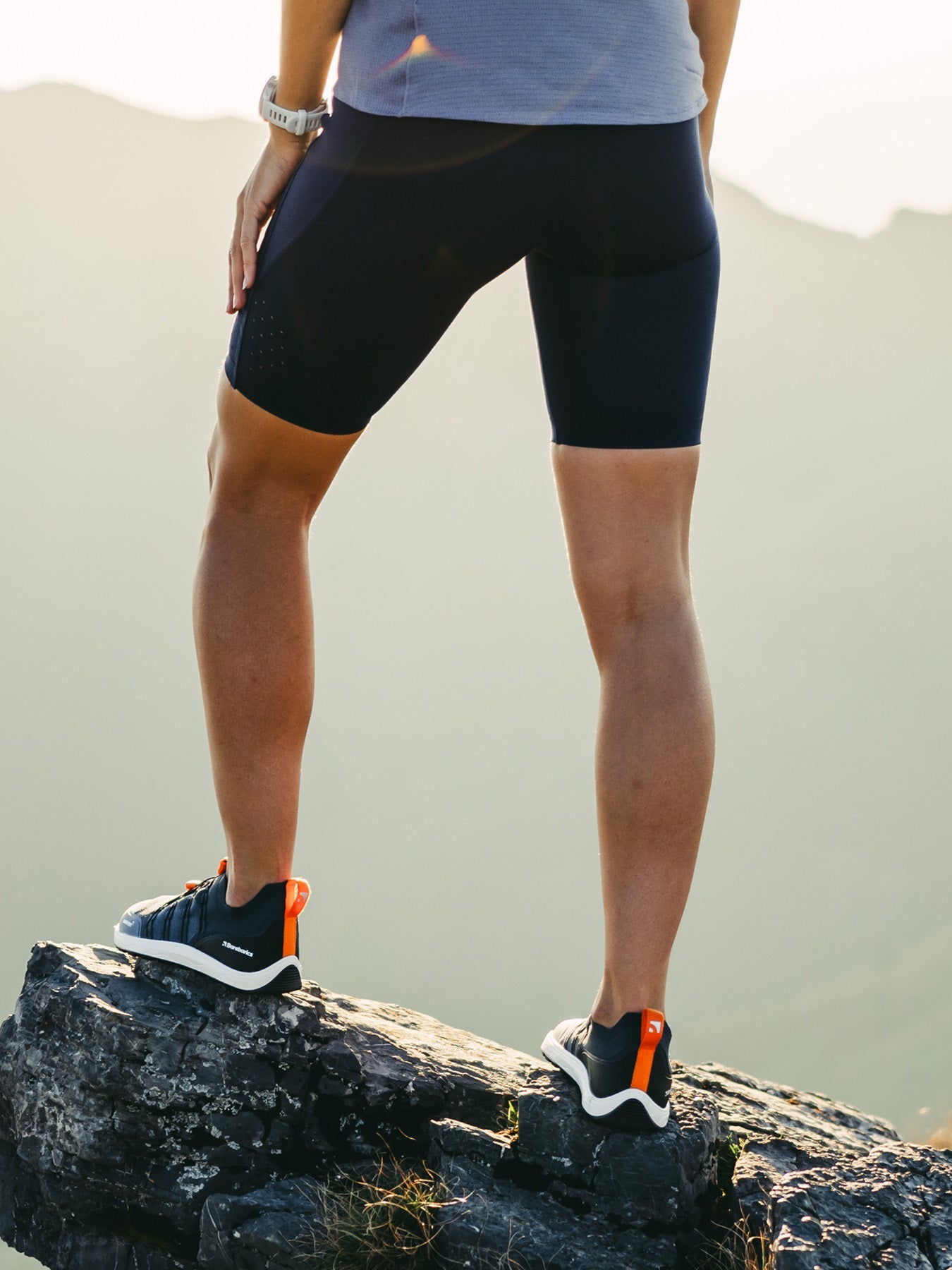 Barefoot Sneakers Barebarics Voyager - Dark Blue & White - Barefoot Shoe Store