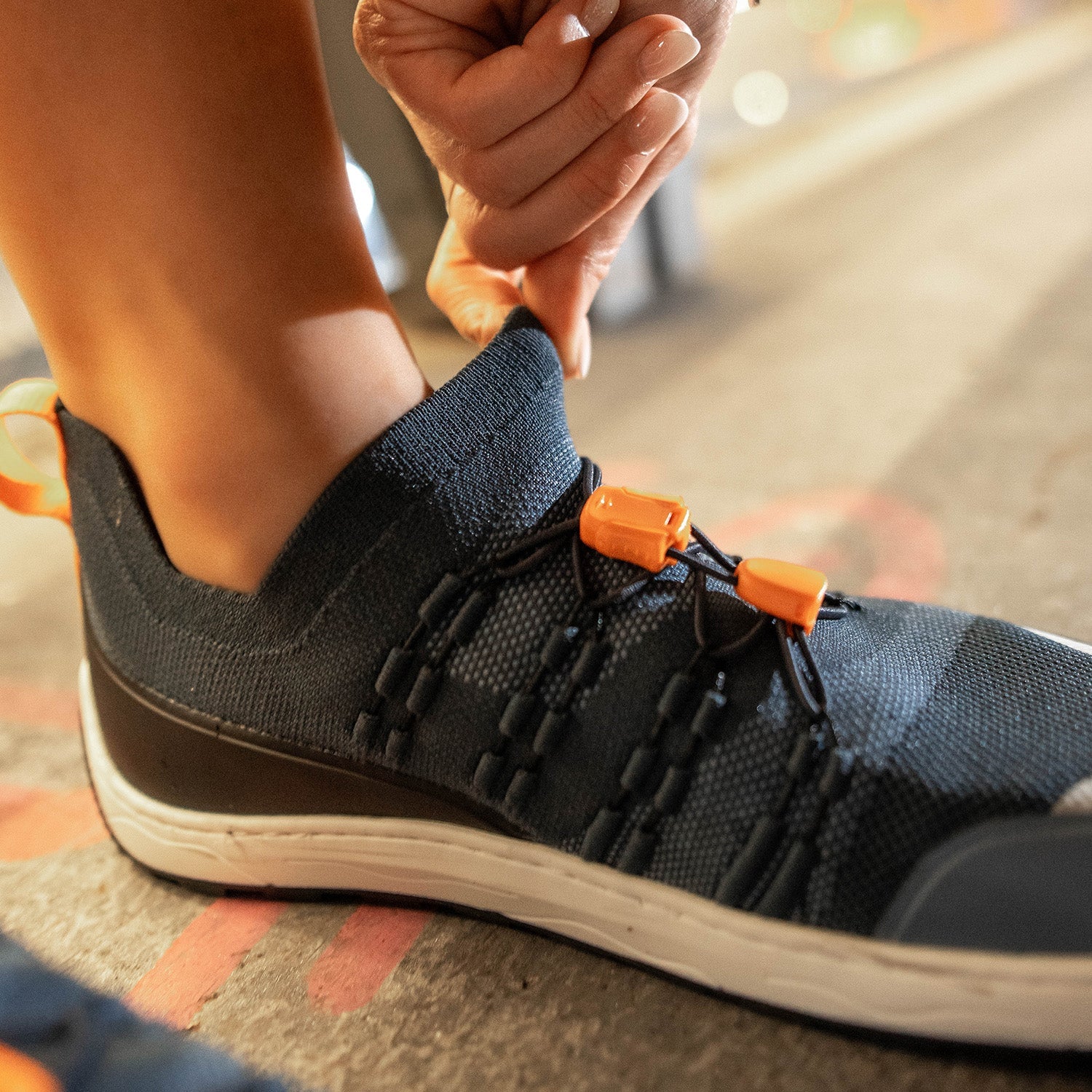 Barefoot Sneakers Barebarics Voyager - Dark Blue & White - Barefoot Shoe Store