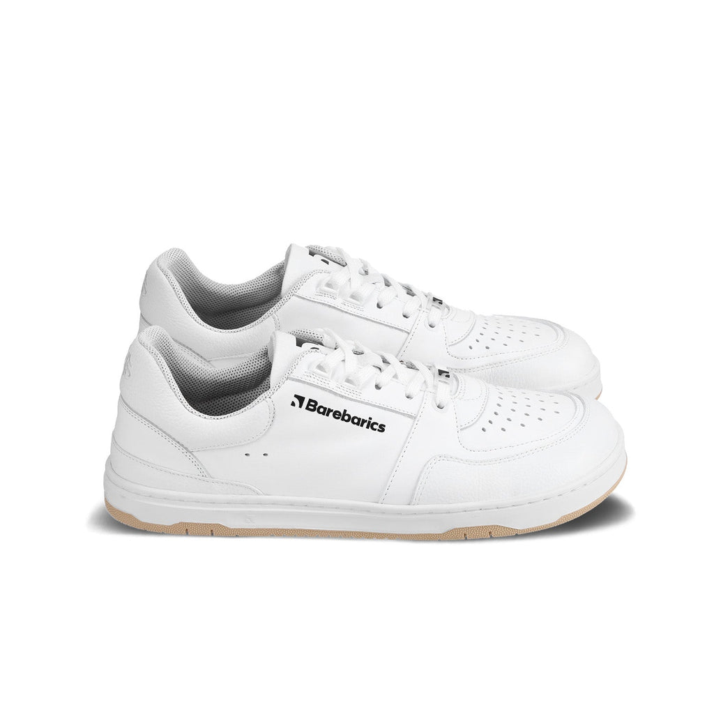 Barefoot Sneakers Barebarics Wave - All White - Barefoot Shoe Store