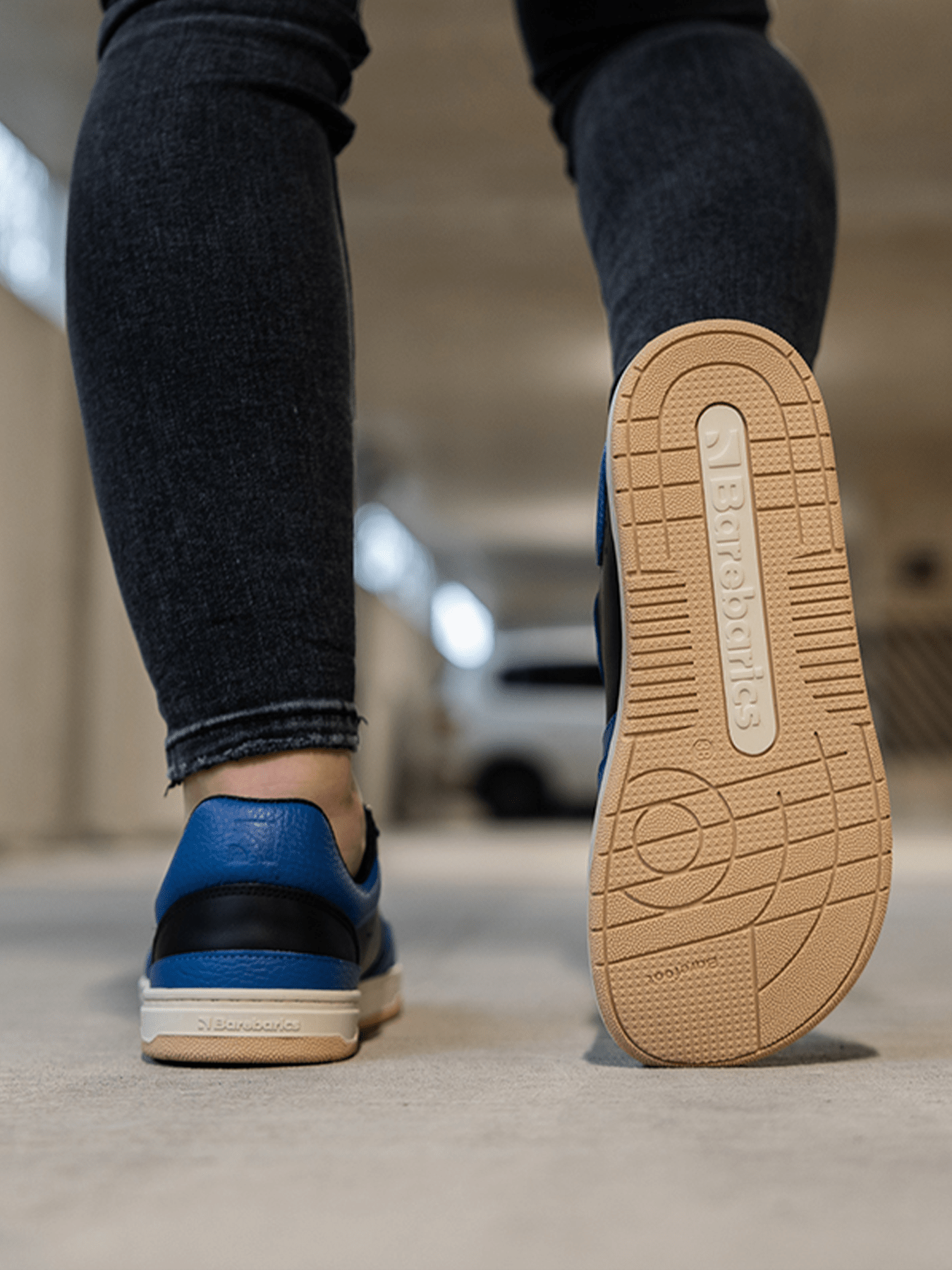 Barefoot Sneakers Barebarics Wave - Black & Blue - Barefoot Shoe Store