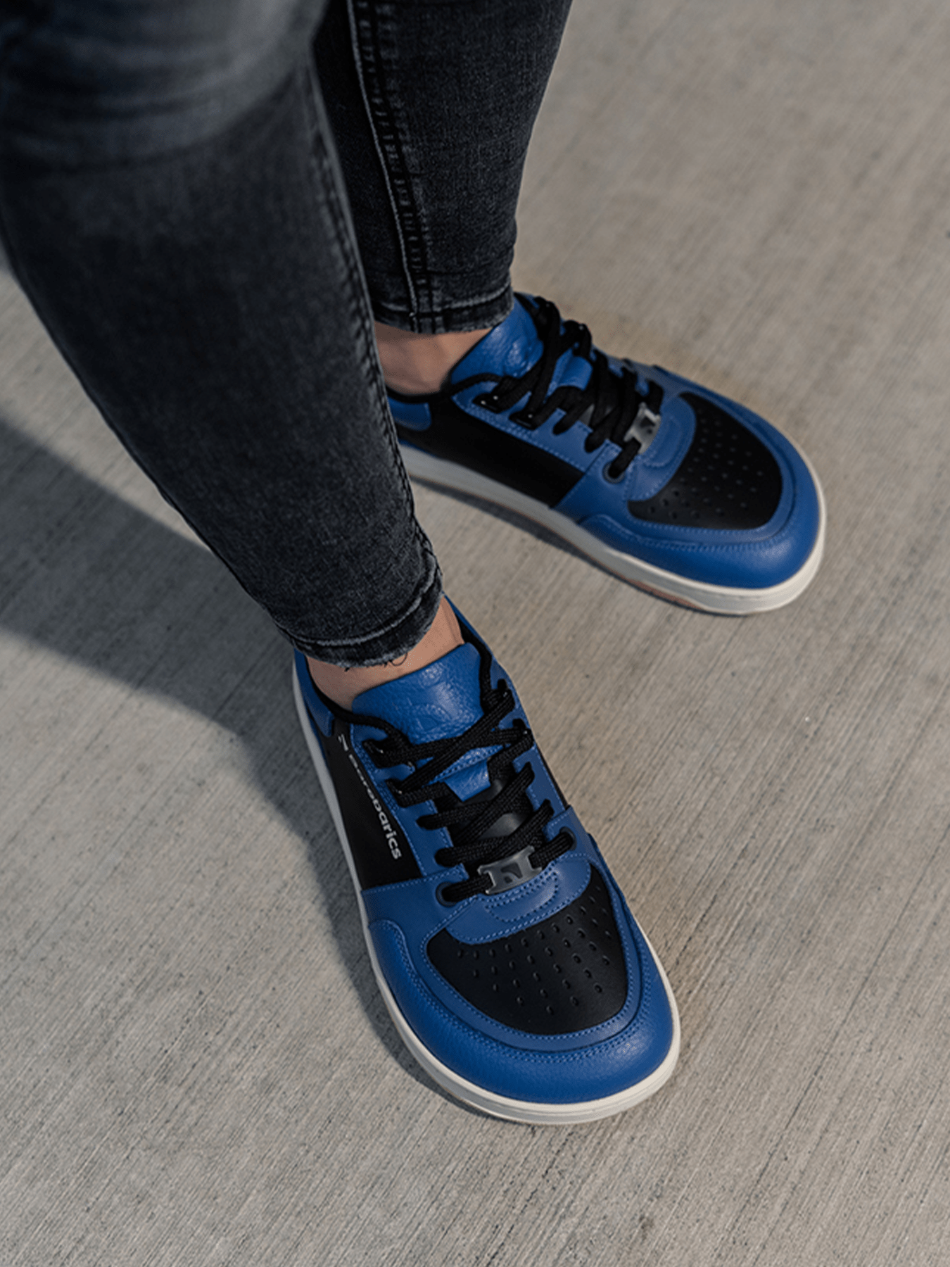 Barefoot Sneakers Barebarics Wave - Black & Blue - Barefoot Shoe Store